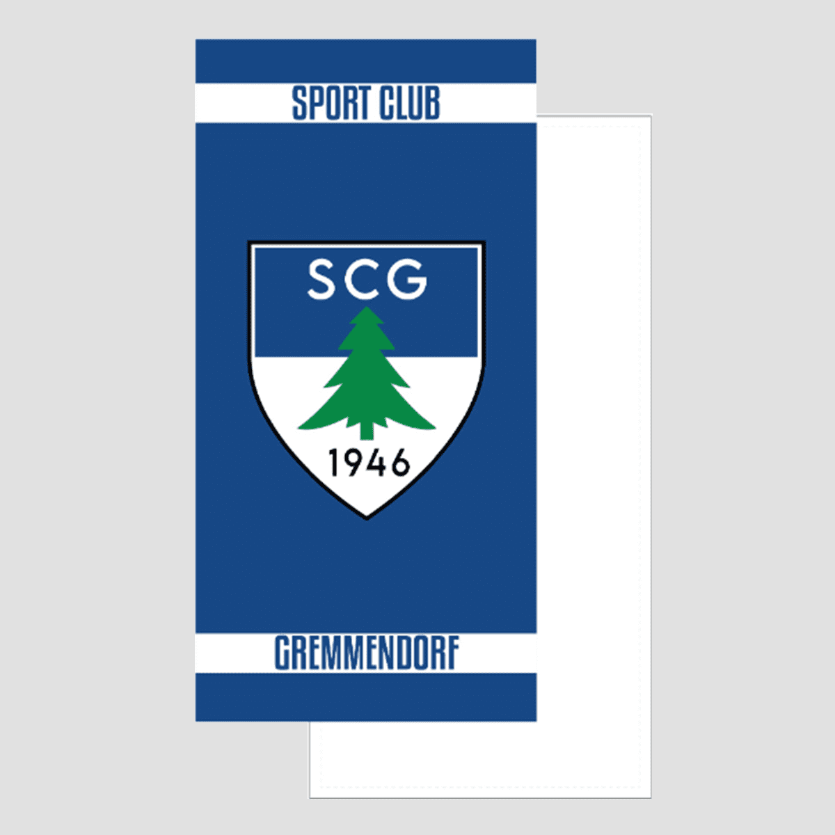 Badetuch 70x140 cm All-Over Druck SC gremmendorf