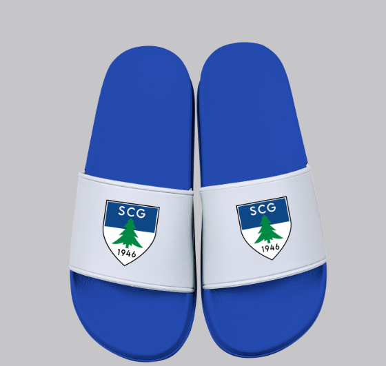 Badeschlappen Logo gedruckt SC Gremmendorf